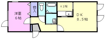 ヴィーナスヴィレッジⅤの間取り画像