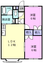 ロジェ白樺の間取り画像