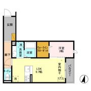 ラ・ベルデュールの間取り画像