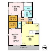 パレス オンの間取り画像