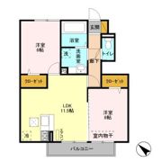 ニューパークヒルズの間取り画像
