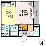 アナシエ南篠崎町Ⅱの間取り画像