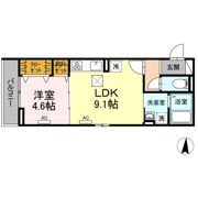 フロース江川の間取り画像