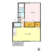 プレジール三宅 Cの間取り画像