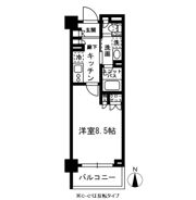 レジディア中落合 Cの間取り画像