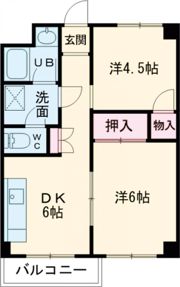 翠香マンションの間取り画像