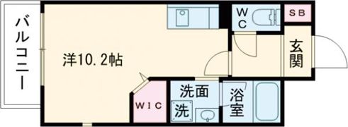 New Era 水前寺の間取り画像
