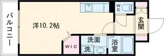 New Era 水前寺の間取り画像