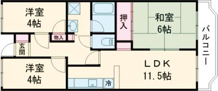 プルーリオン亀岡の間取り画像