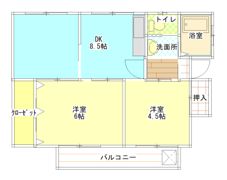 三五郎荘の間取り画像