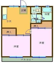 ハイツフォーティーンの間取り画像