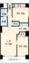 フォンテーヌ豊平の間取り画像