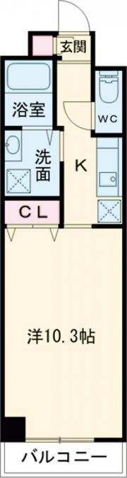 エルネージュ交野の間取り画像