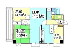 グリーンビレッジ北方の間取り画像