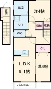 La Vita Brillanteの間取り画像