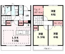 コモレビ大蔵 Qの間取り画像