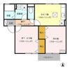 サンビレッヂAの間取り画像