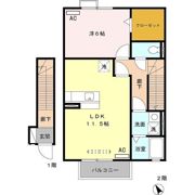 ソラーナ三番館の間取り画像