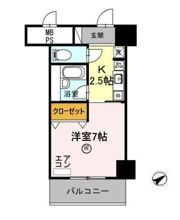 サンタウン竹鼻 Aの間取り画像
