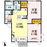 トロワーズ湘南Ⅶの間取り画像