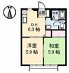 グッディーズ寺山の間取り画像