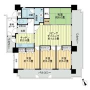 ライオンズプラザ壺川の間取り画像