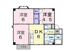 ロイヤルパレス恩田の間取り画像