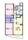 パラディヒラムネ1の間取り画像
