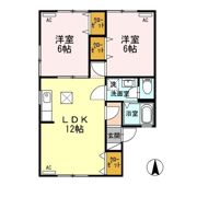 セジュール城北の間取り画像