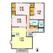 ソルジェンテ南方 B棟の間取り画像