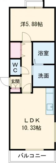 イーストムーン4・16の間取り画像