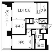 LEONE中島公園の間取り画像
