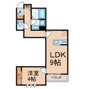 エキューム登戸の間取り画像