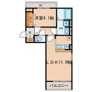 ファーランジュ四日市の間取り画像