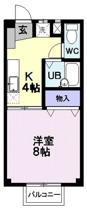 オランダ村 G棟の間取り画像