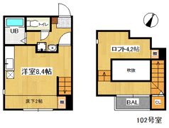 MAISONETIC姪浜の間取り画像