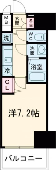 プレサンス三宮ポルトの間取り画像