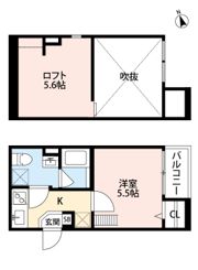 ラミアカーサ衣摺の間取り画像