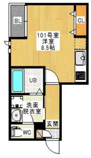 GRANDTIC 東雲本町Ⅱの間取り画像