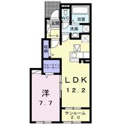 ユリシス Bの間取り画像