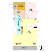 メリーコートの間取り画像