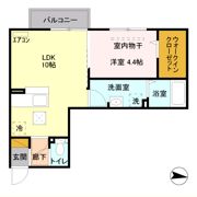 セイチ上近江 Cの間取り画像