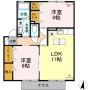 サニーコート清水の間取り画像