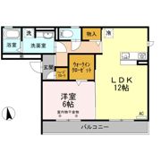 ハピネス上条の間取り画像