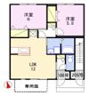 グランドゥール飾東の間取り画像