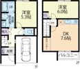 GentryⅢ番館の間取り画像