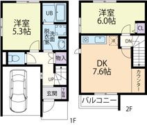 GentryⅢ番館の間取り画像