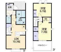 Maison De Charmant（ﾒｿﾞﾝ ﾄﾞ ｼｬﾙﾏﾝ)の間取り画像
