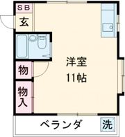 ビラデルレイの間取り画像