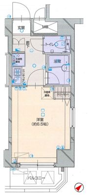 グラントゥルース東中野の間取り画像